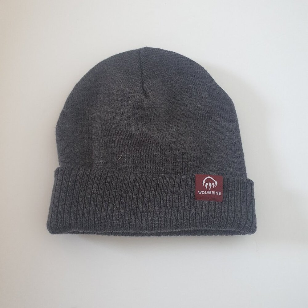 Wolverine Black‎ Beanie Cuff Cap Knit One Size Fits All Boys Girls Unisex Cold